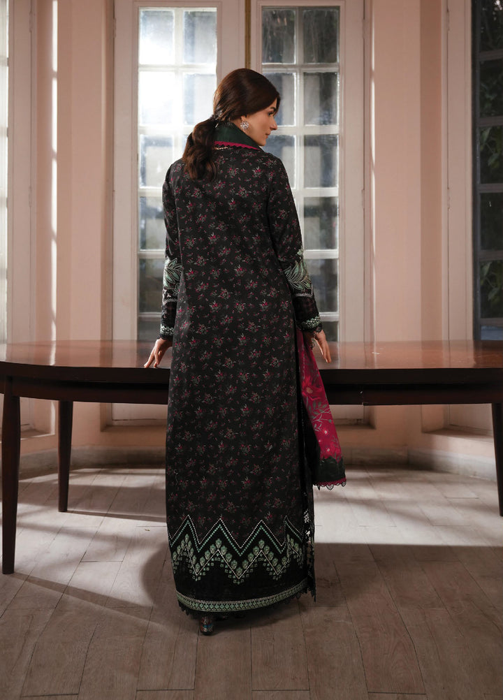 Florette by Afrozeh Unstitched Embroidered Lawn 3 Piece Suit AF26UFL D-05 FAYE - Festive Collection