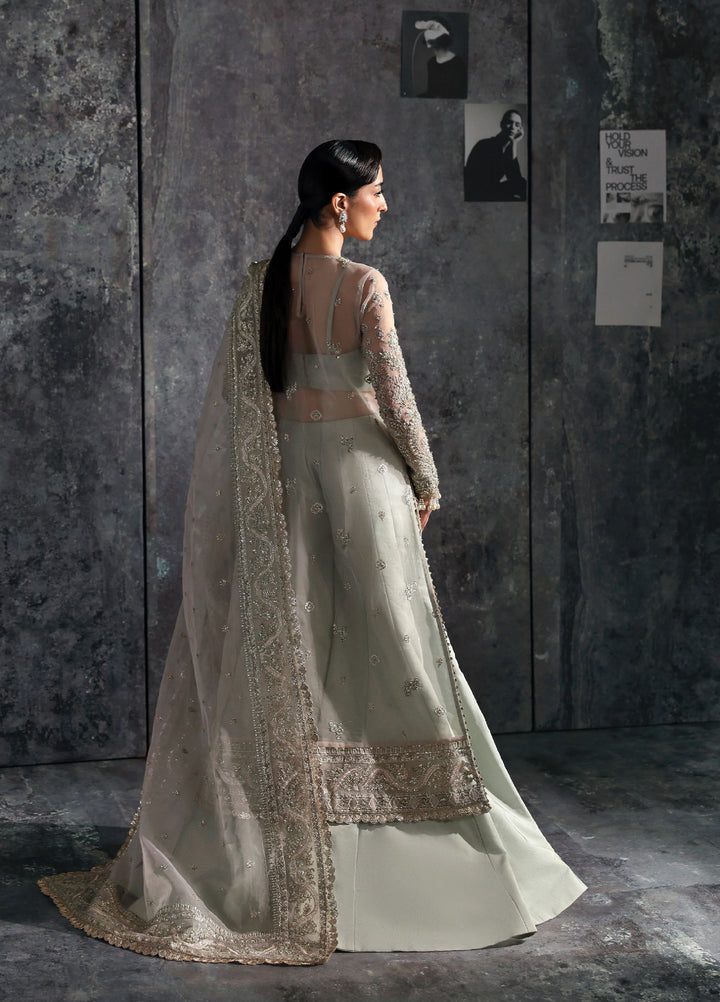 Seraphine by Zarposh Unstitched Embroidered Organza 3 Piece Suit Halo - Wedding Collection
