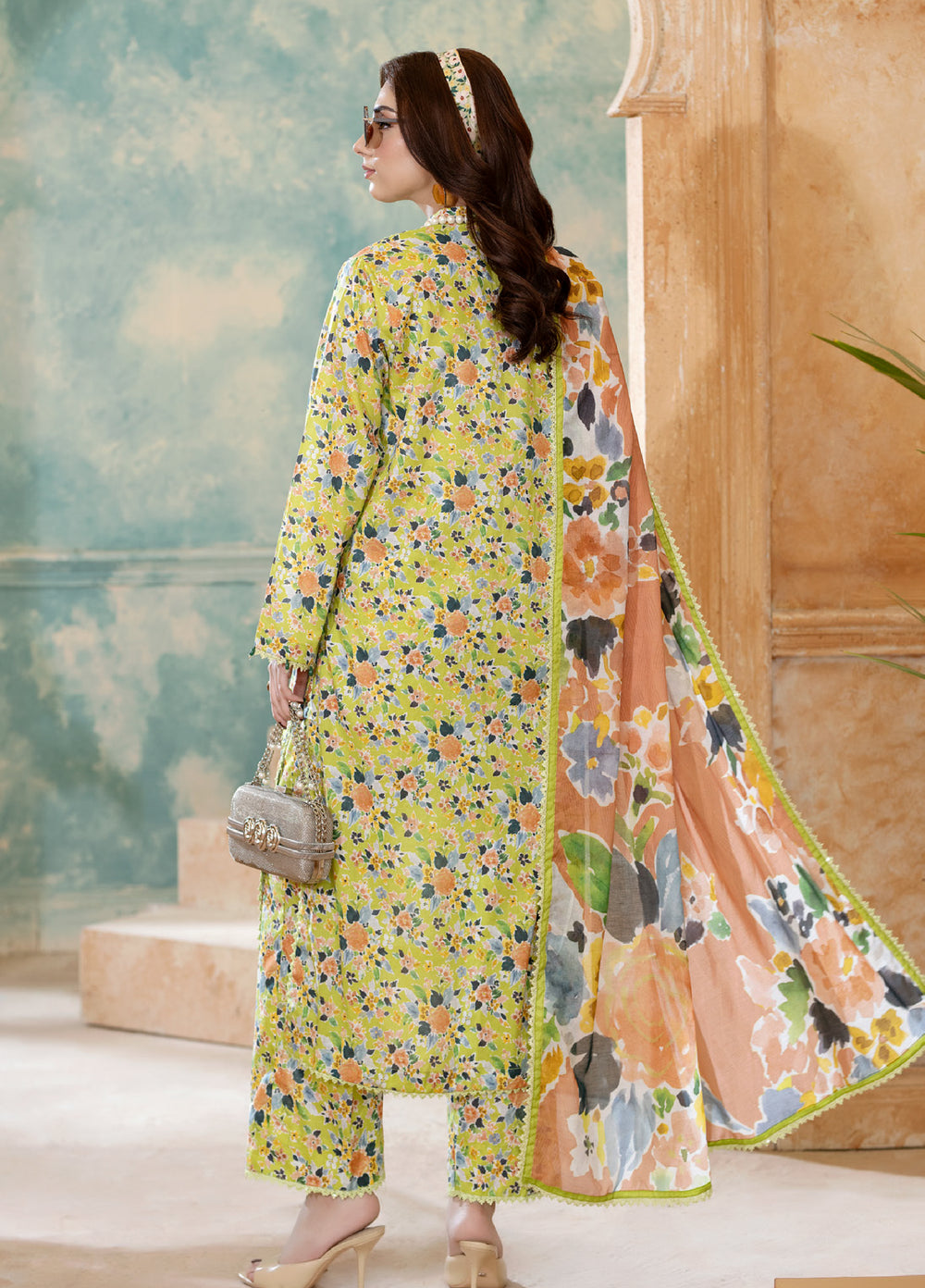 Salina by Regalia Textiles Unstitched Embroidered Lawn 3 Piece Suit RG26USVII D-4 - Summer Collection