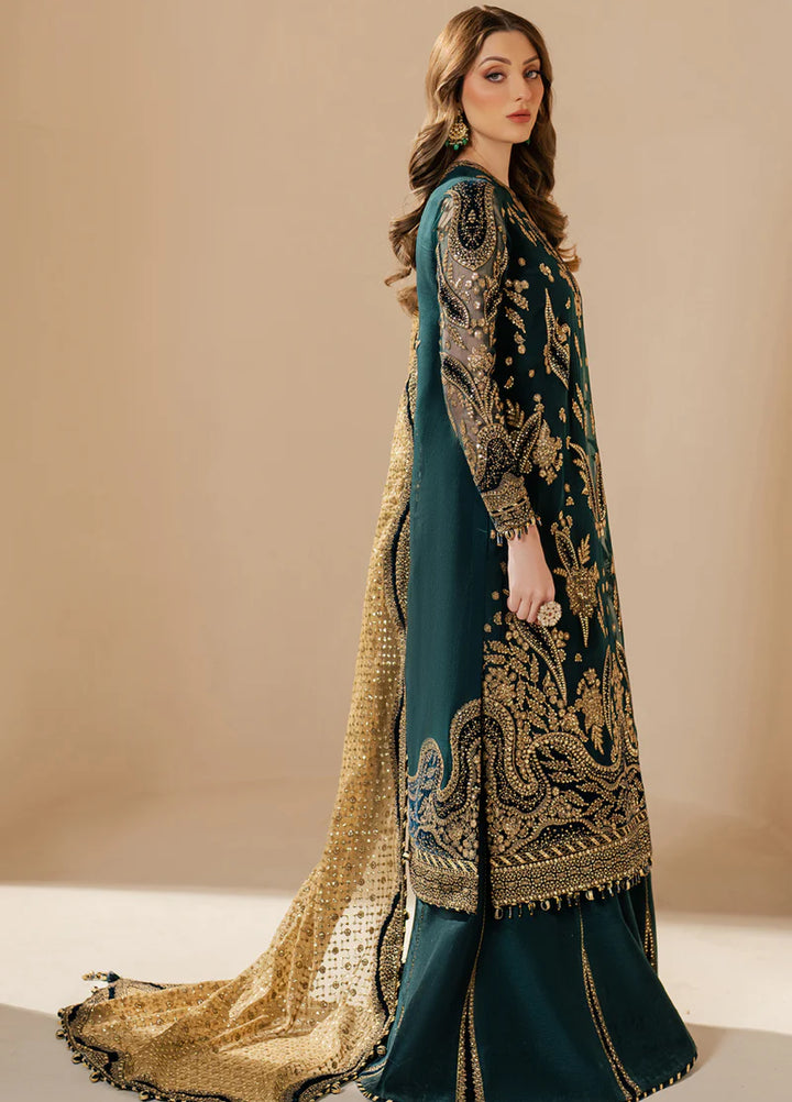 Jazmin Unstitched Chiffon Embroidered Suits 3 Piece JZ25CF JZ-WF25-06 - Festive Collection