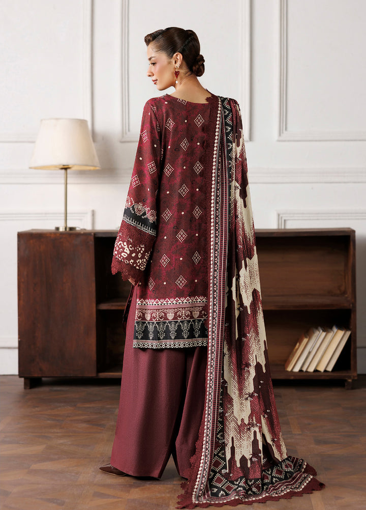 Kaya by Daria Unstitched Embroidered Karandi 3 Piece Suit DN26UKK DA-128 - Casual Collection