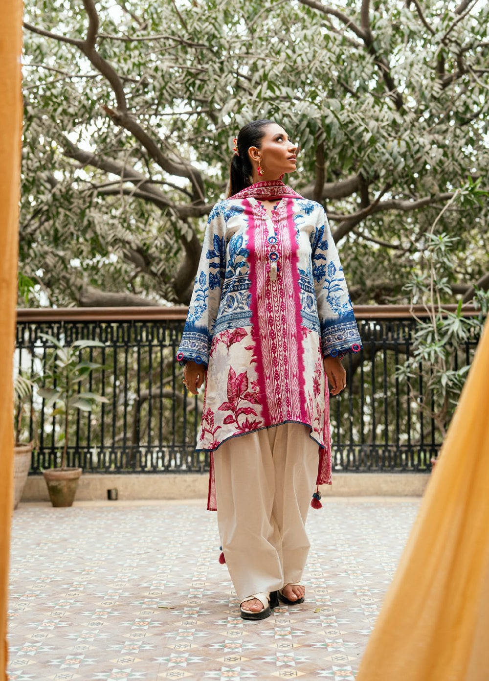 Desert Rose by Gul Ahmed Unstitched Printed Lawn 3 Piece Suit GA26UDRL CH-62014 - Summer Collection