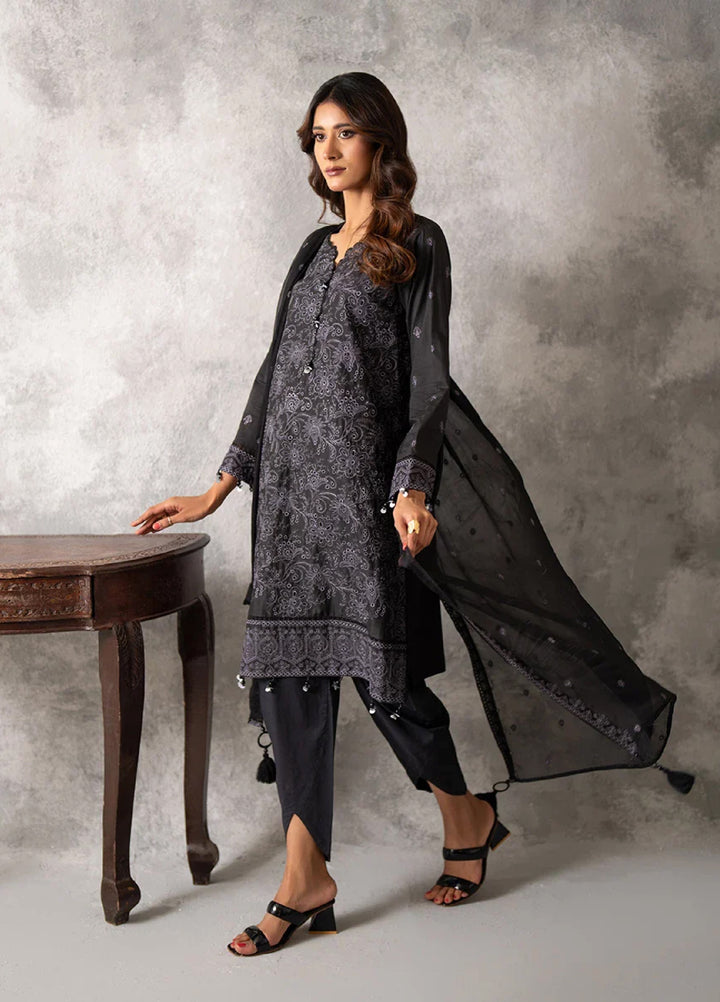 Salitex Embroidered Lawn Suits Unstitched 3 Piece SUNW6MI021UT - Summer Collection
