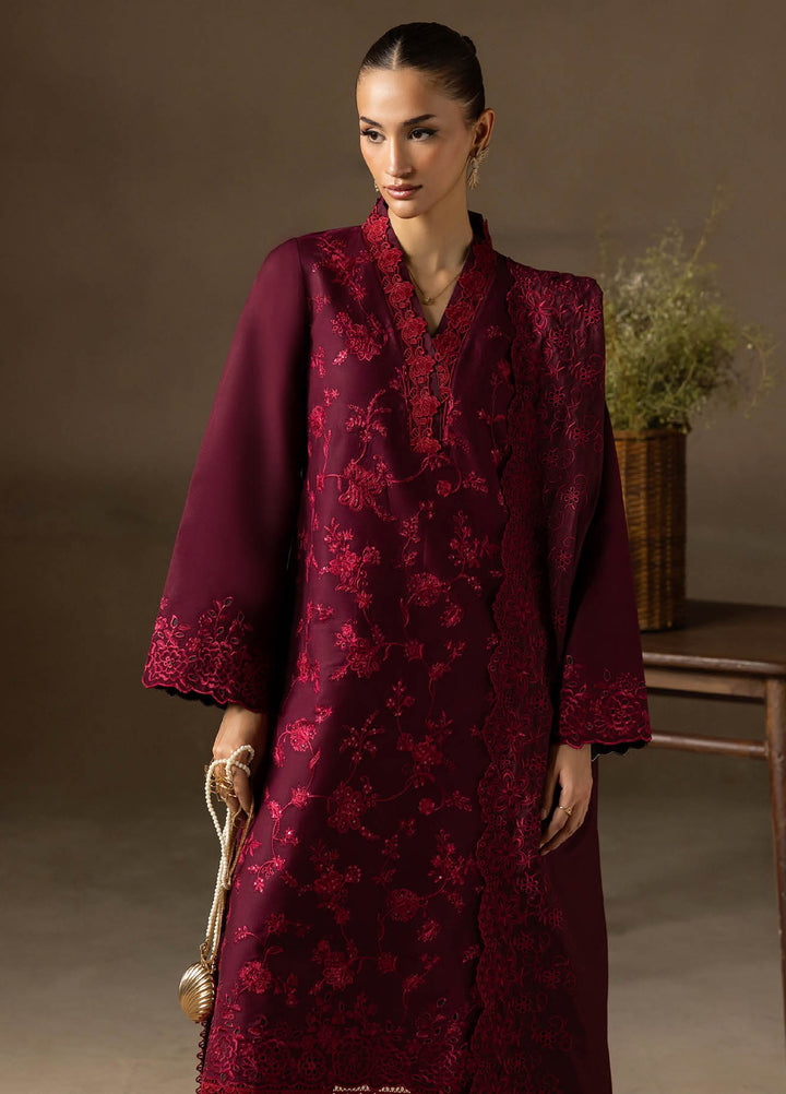 Sareen by Rajbari Unstitched Premium Viscose Chikankari 3 Piece RB25SC D-04 - Winter Collection