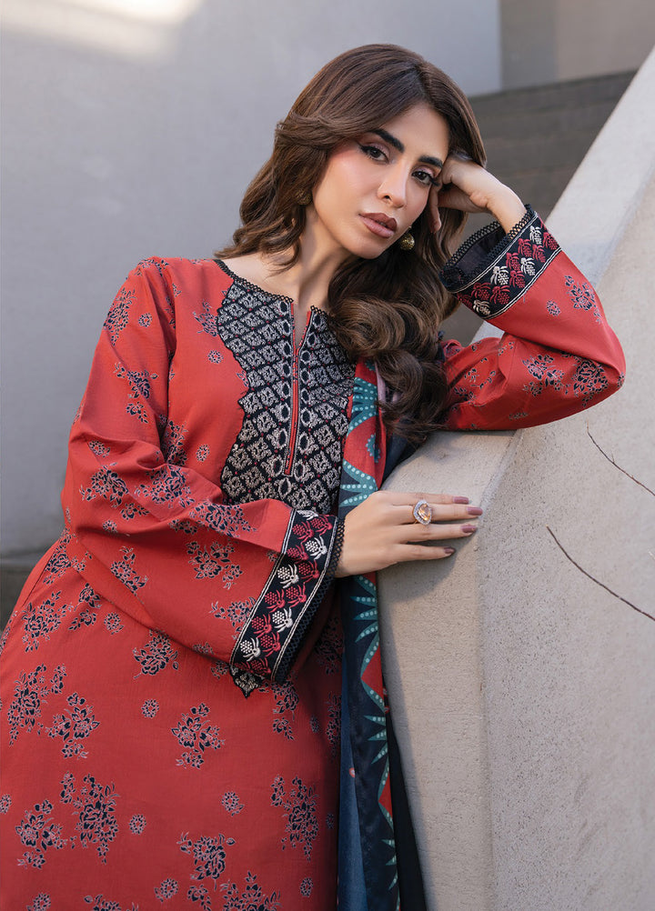 Layana by Xenia Formals Unstitched Embroidered Lawn 3 Piece Suit XE26ULL D-7 Jaffa - Summer Collection