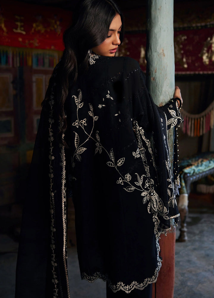 Meili by Zaha Unstitched Embroidered Lawn 3 Piece Suit ZK26UML ZL26-05B - Festive Collection