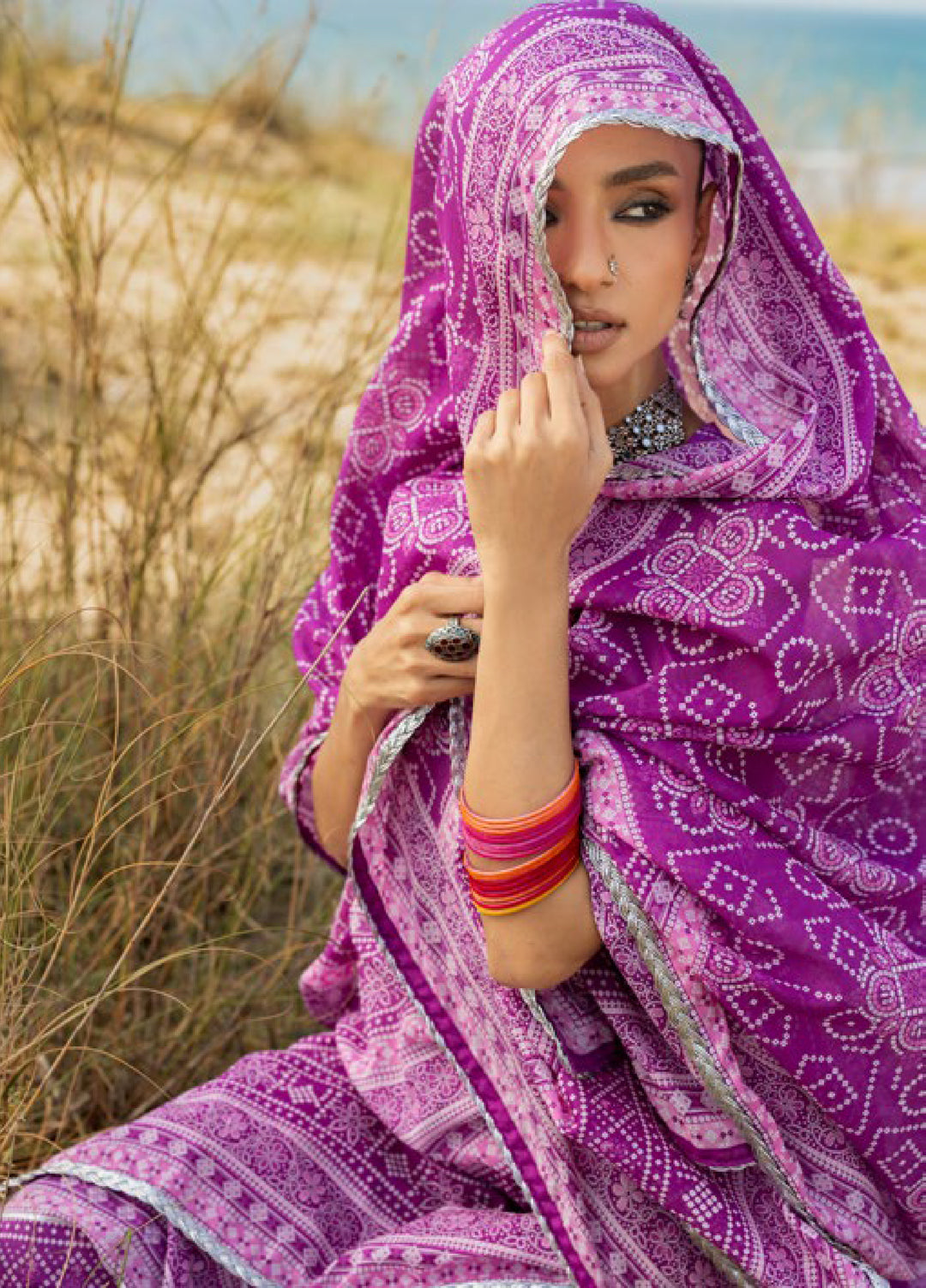 The Chunri by Gul Ahmed Unstitched Printed Lawn 3 Piece Suit GA26UTCL CL-62026 A - Summer Collection