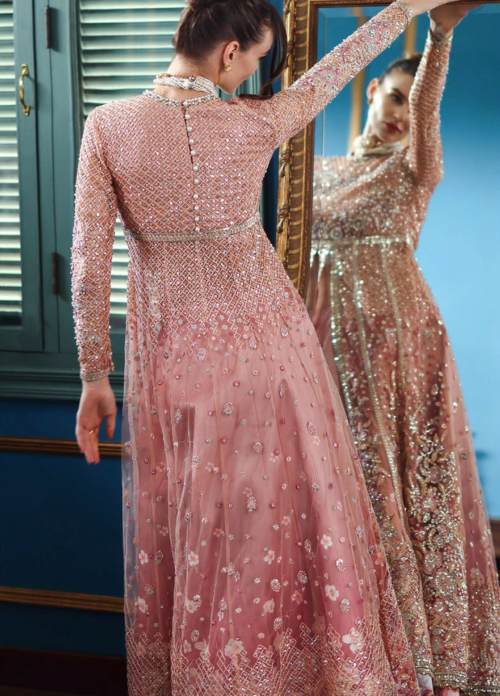 The Muse by Mushq Unstitched Organza Embroidered Suits 3 Piece MU26TM Shayna - Wedding Collection