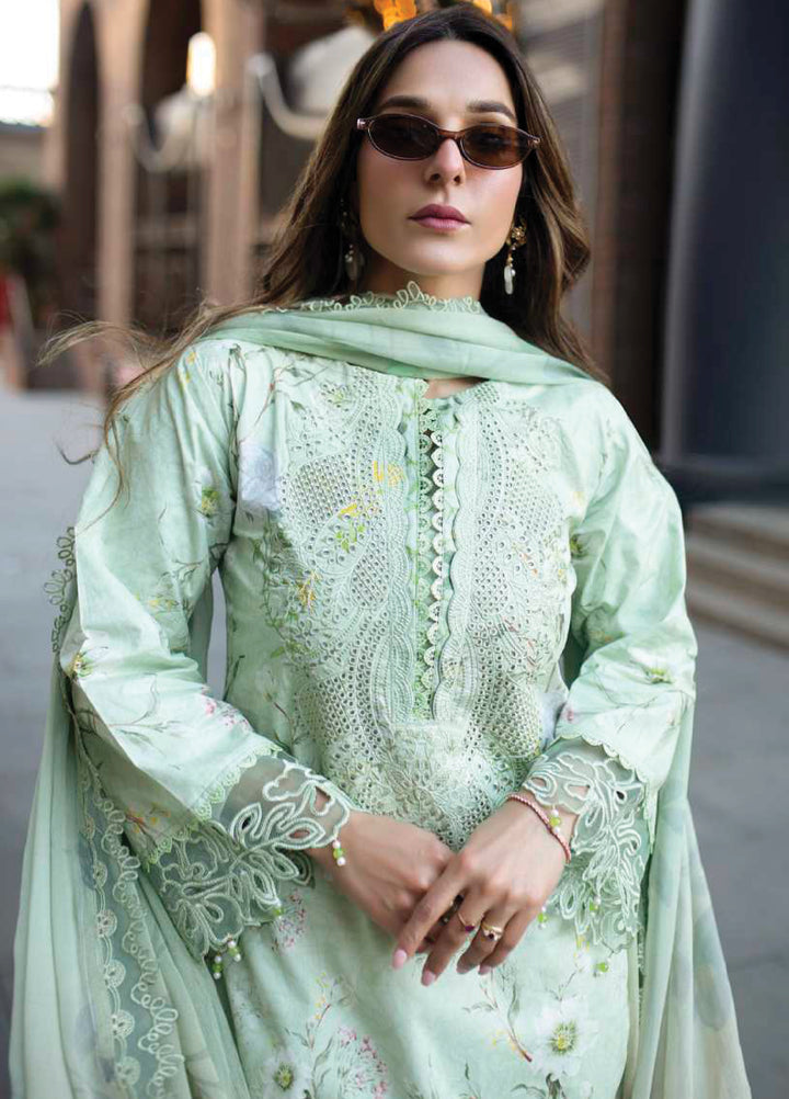 Sunshine Bloom by Al Zohaib Unstitched Embroidered Lawn 3 Piece Suit AZ26USL D2 - Summer Collection