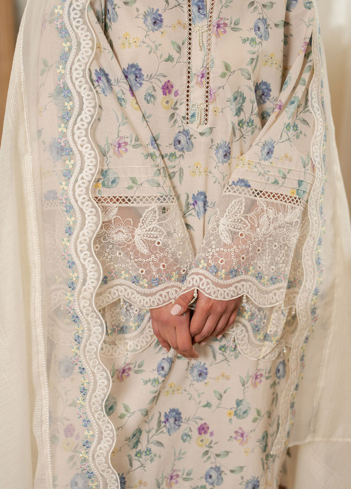 Mahiri by Cross Stitch Unstitched Embroidered Lawn 3 Piece Suit CS26UM D-5 SUMMER GRACE - Summer Collection