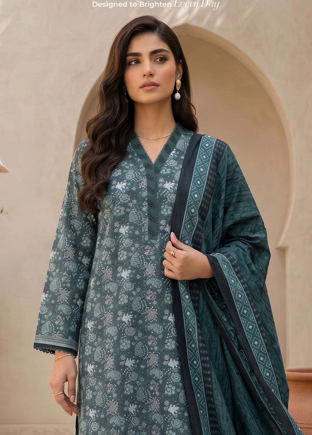 Zellbury Unstitched Printed Lawn 3 Piece Suit ZB26UCVII WUS26X38054 - Casual Collection