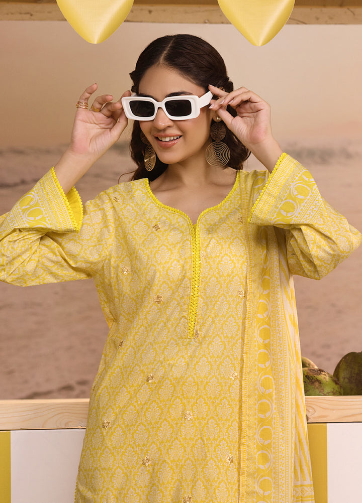 Regalia Textiles Unstitched Embroidered Lawn 3 Piece Suit RG26UEL D-8 - Casual Collection