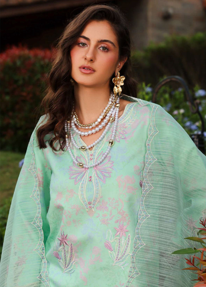 Florence by Rang Rasiya Unstitched Embroidered Lawn 3 Piece Suit RR26UFL Haniya - Summer Collection