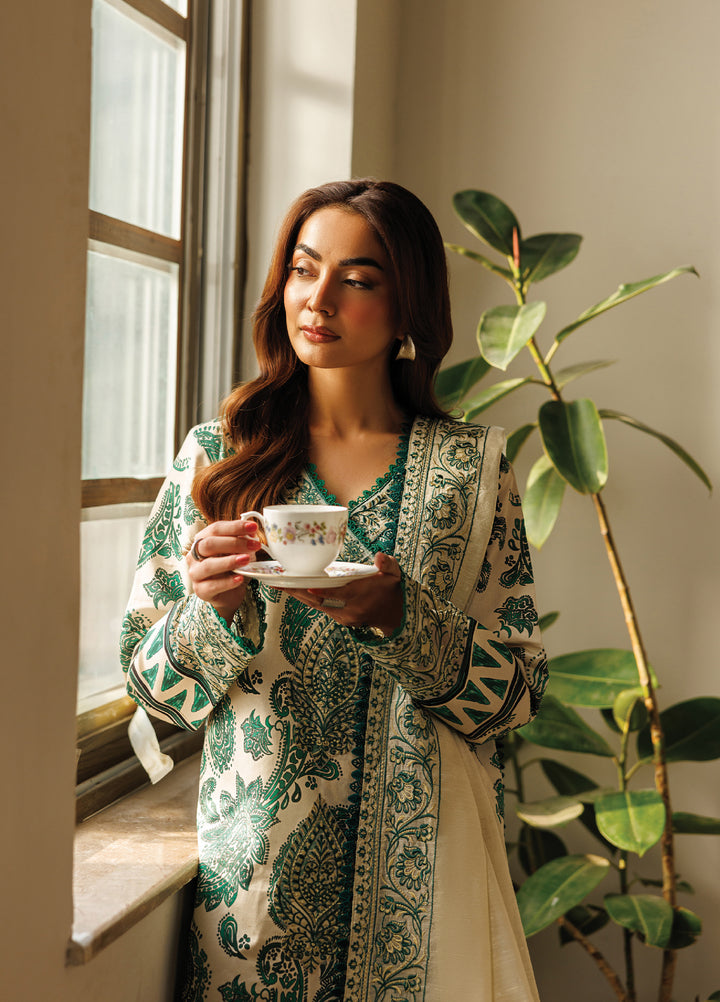 Leila by Mahnur Unstitched Embroidered Lawn 3 Piece Suit MN26ULL L-02 - Summer Collection