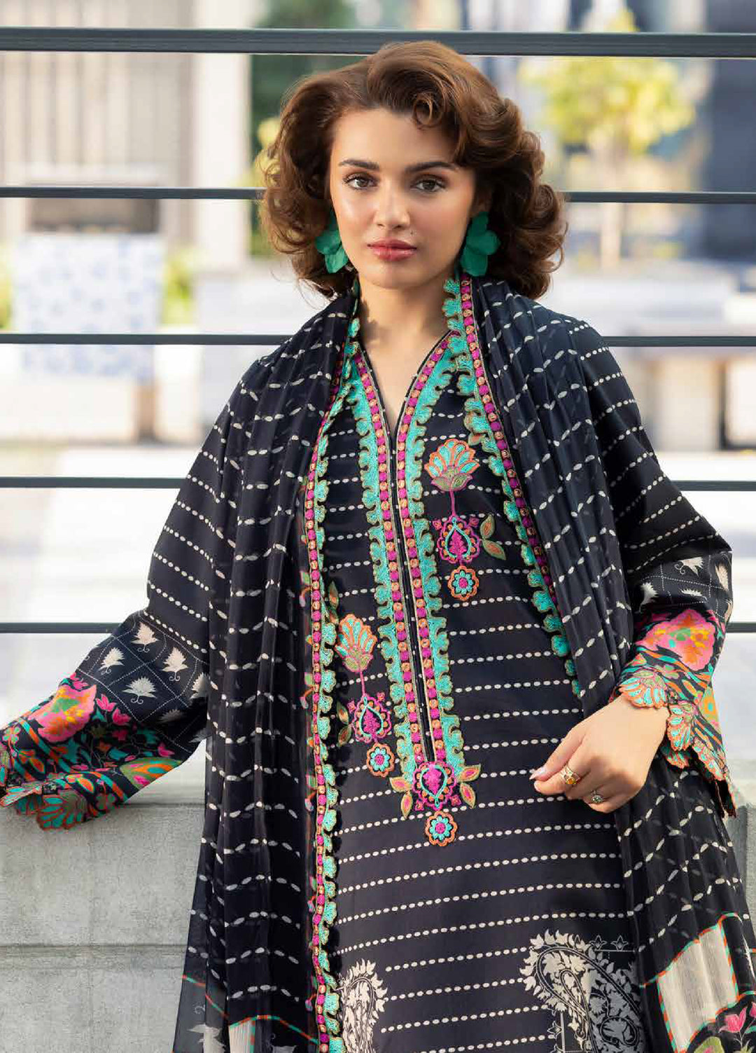 Aniiq by Charizma Unstitched Embroidered Lawn 3 Piece Suit CHR26UAL AN6-09 - Summer Collection