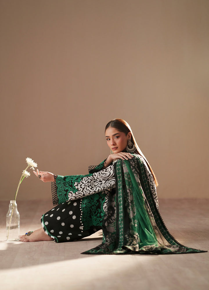 JoJo by Bin Ilyas Unstitched Embroidered Lawn 3 Piece Suit BI26UJJ D-85A - Summer Collection