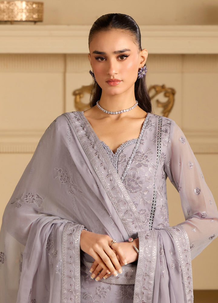 Alizeh Fashion Unstitched Embroidered Chiffon 3 Piece Suit AF26UCF AF-CH-2253-Insha - Festive Collection