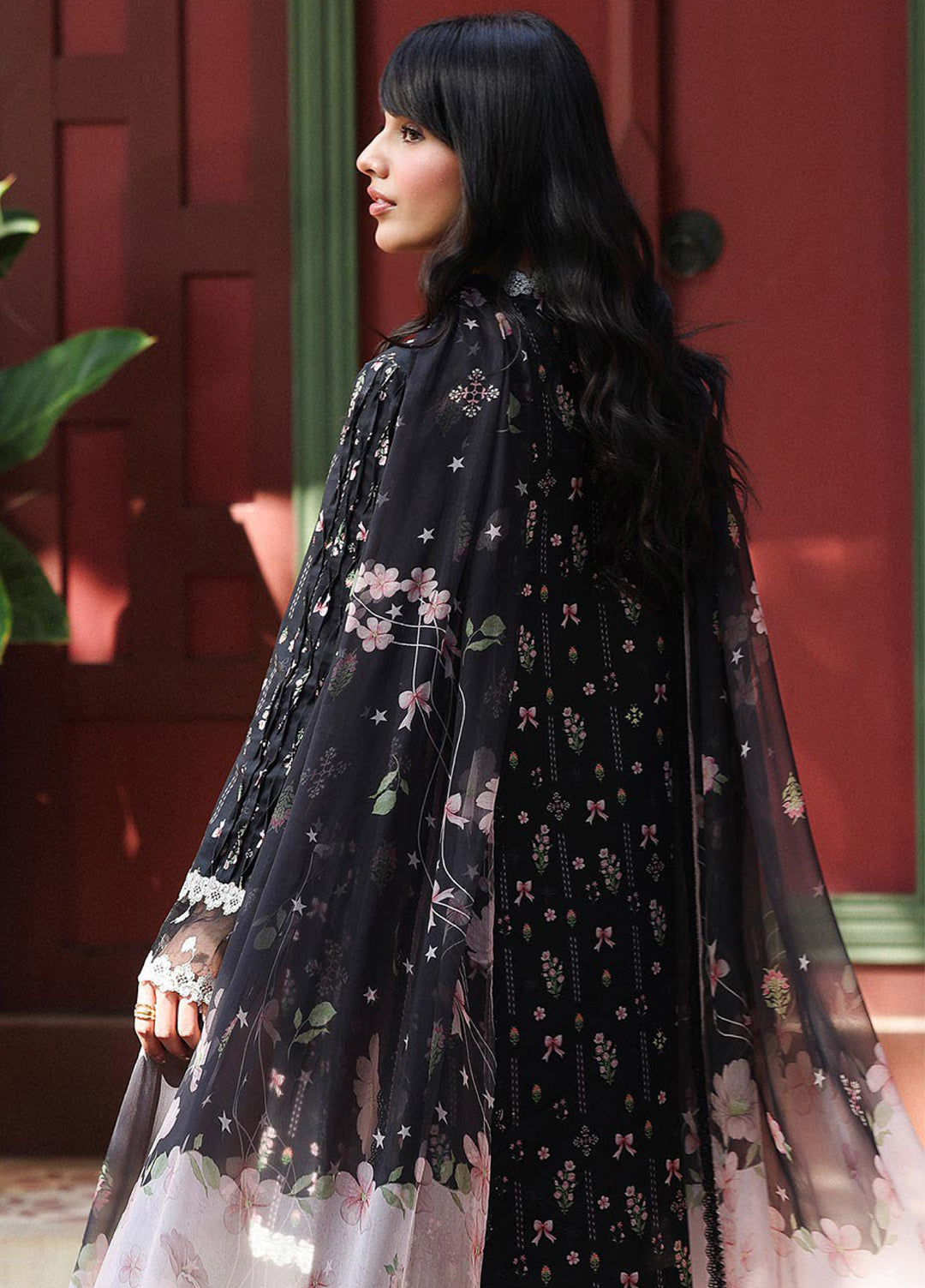 Q Prints by Qalamkar Unstitched Lawn Printed 3 Piece Suit QLK26QP Farah - Summer Collection