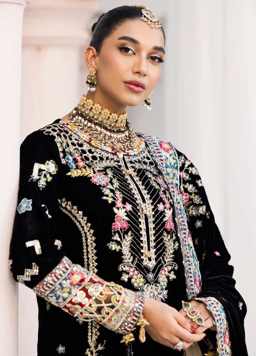 Andaz E Makhmal by Zebtan Unstitched Velvet ZB25 ZAM-03 - Festive Collection