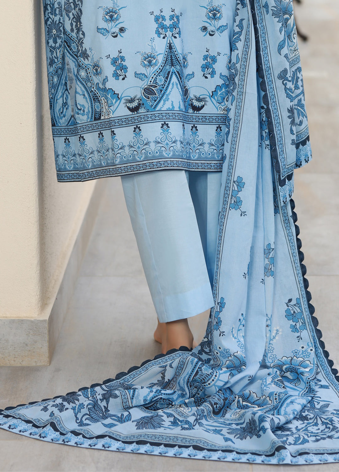 The Garden Muse by Chameli Unstitched Printed Lawn 3 Piece Suit CHM26UGM WRTS-0009 - Summer Collection