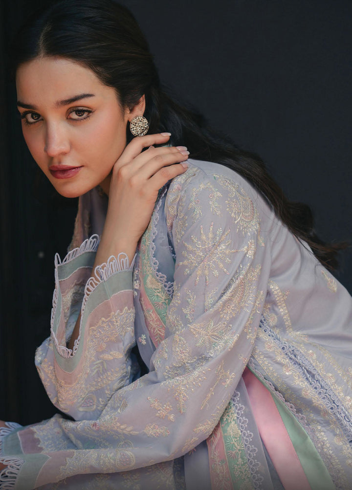 Mulaqat by Afrozeh Unstitched Embroidered Lawn 3 Piece Suit AF26UML SAYA FWU-0053 - Festive Collection