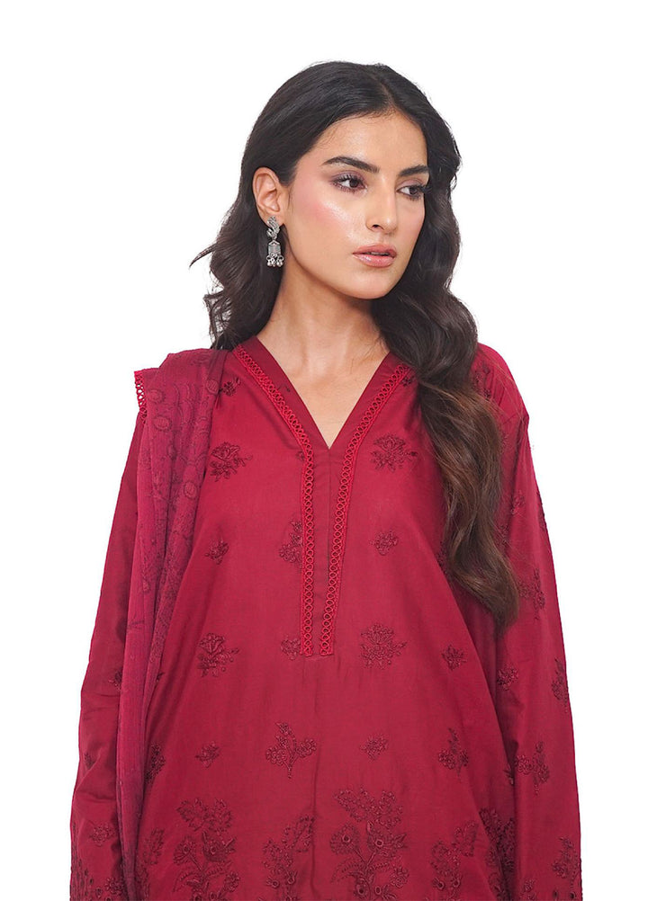 Ileen by naba bilal RTW Embroidered Lawn 3 Piece Suit IN26REL SIYA - Casual Collection