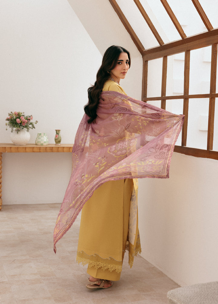 Zync by Florent Untitched Lawn Embroidered 3 Piece Suit FL26UZ FZ-1B - Summer Collection