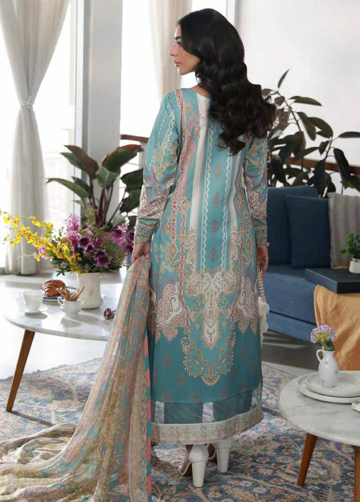 Delia by Gulaal Unstitched Embroidered Lawn 3 Piece Suit GL26UD D-1 Eidra - Summer Collection