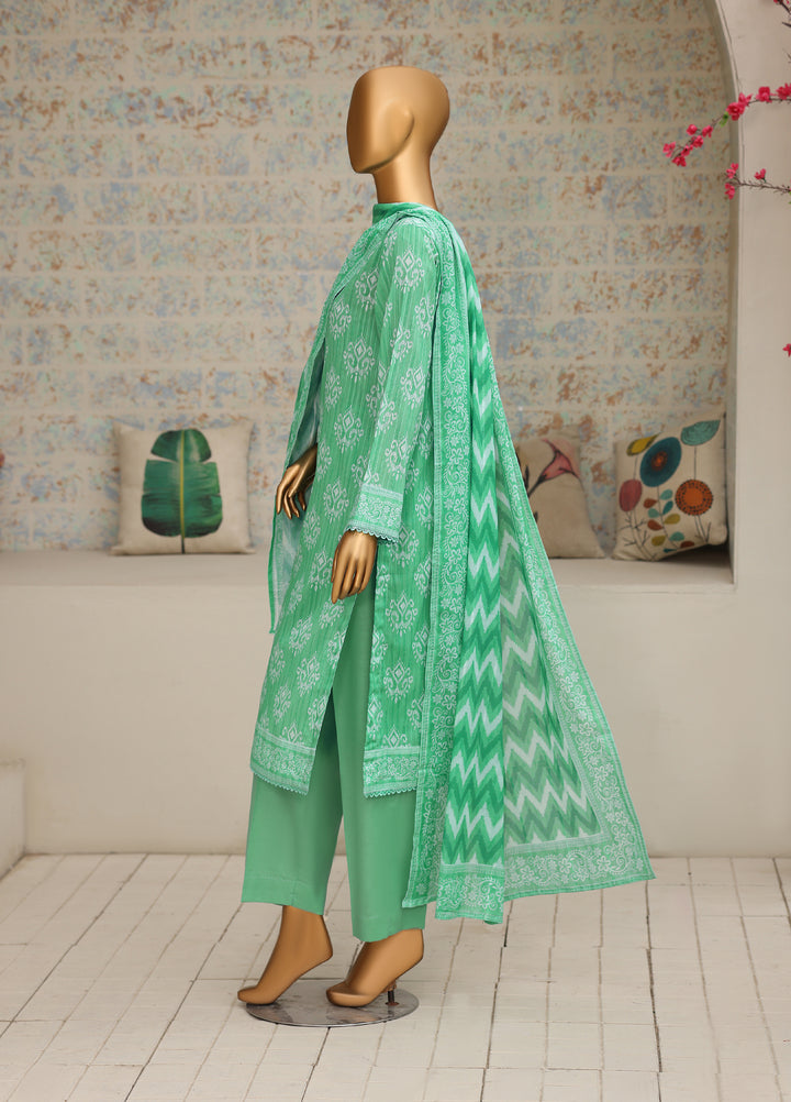 Nayab by HZ Textiles Unstitched Printed Cotton Lawn 3 Piece Suit HZ28UN NPC-01 - Casual Collection