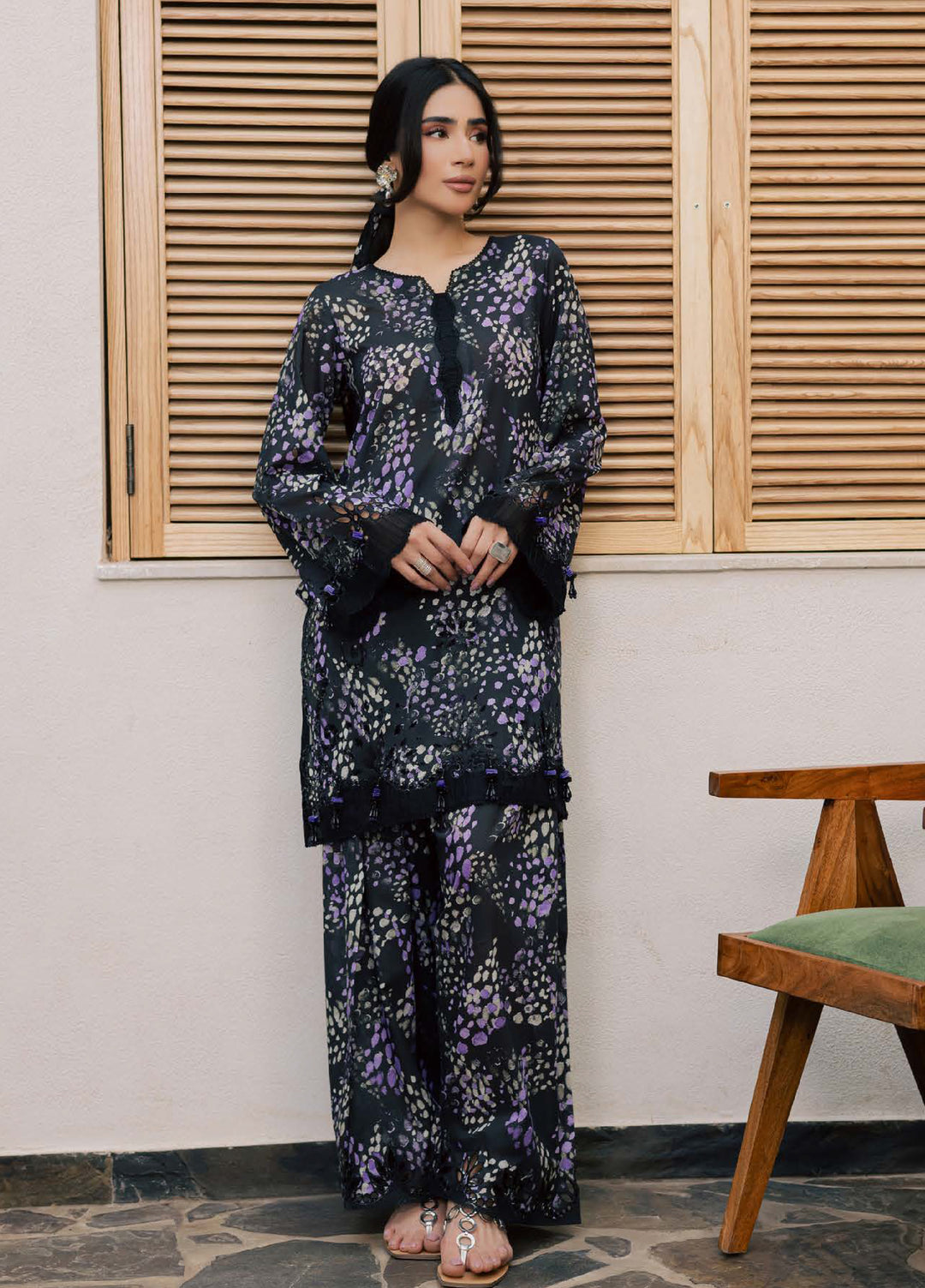 Ballerina by Nureh Unstitched Chikankari Embroidered Lawn 2 Piece Suit NU26UBCL NU2-211 - Summer Collection