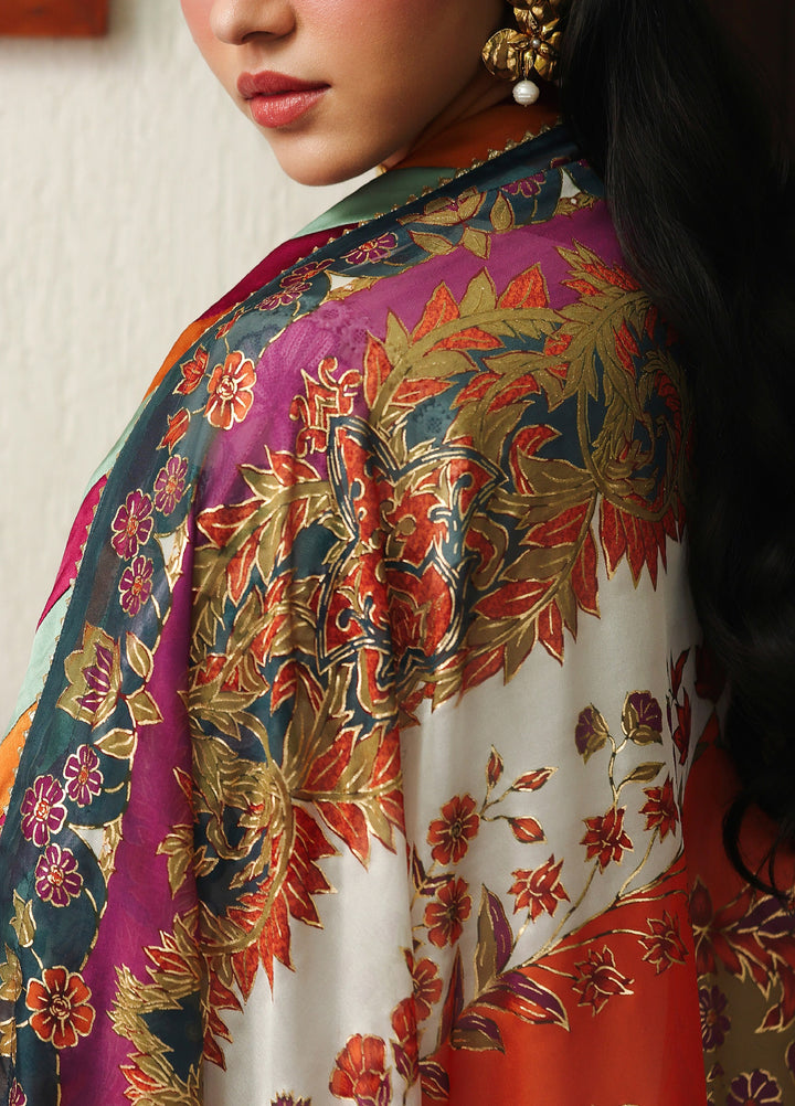 Lumina by Bin Ilyas Unstitched Embroidered Lawn 3 Piece Suit BI26UL L7 4B - Summer Collection