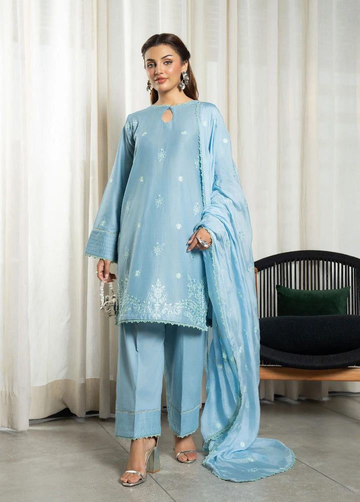 Solid Story by Panache Pret Solids Lawn 3 Piece Skye