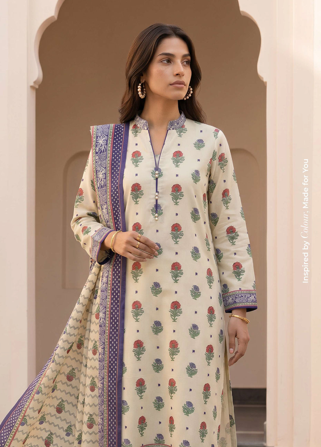 Zellbury Unstitched Printed Lawn 3 Piece Suit ZB26UCVII WUS26X38065 - Casual Collection