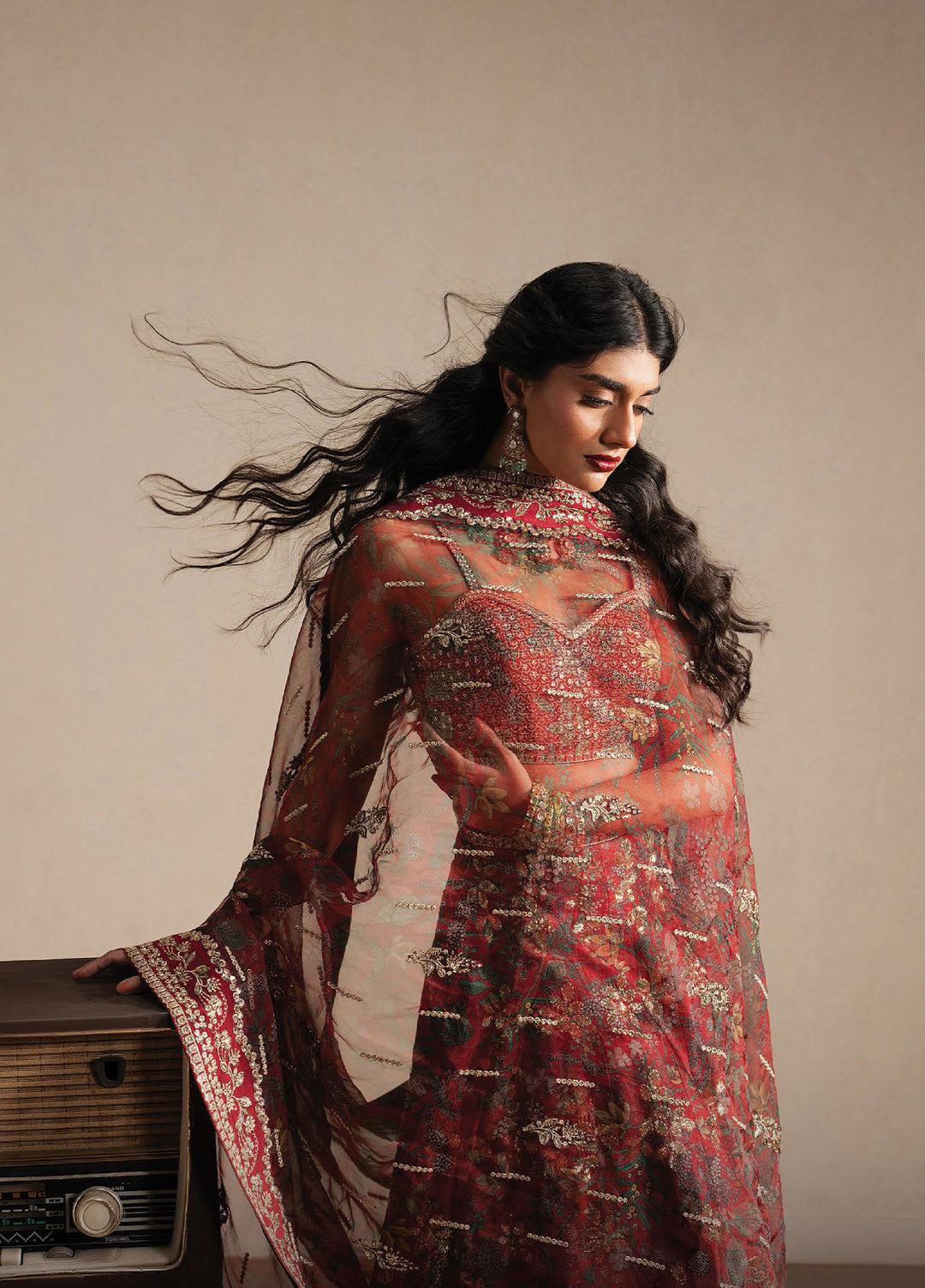 Qurbat by Ayzel Unstitched Embroidered Silk 3 Piece Suit AAF26UQ D-6 Taaruf - Festive Collection