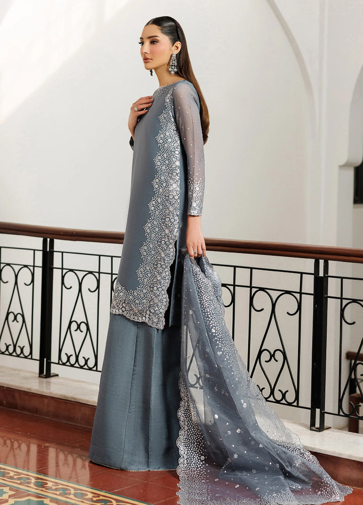 Nourah by Zarif Unstitched Embroidered Chiffon 3 Piece Suit ZR26UCN Nourah Zarmina ZF/ZQH/ZARMINA 05 - Festive Collection