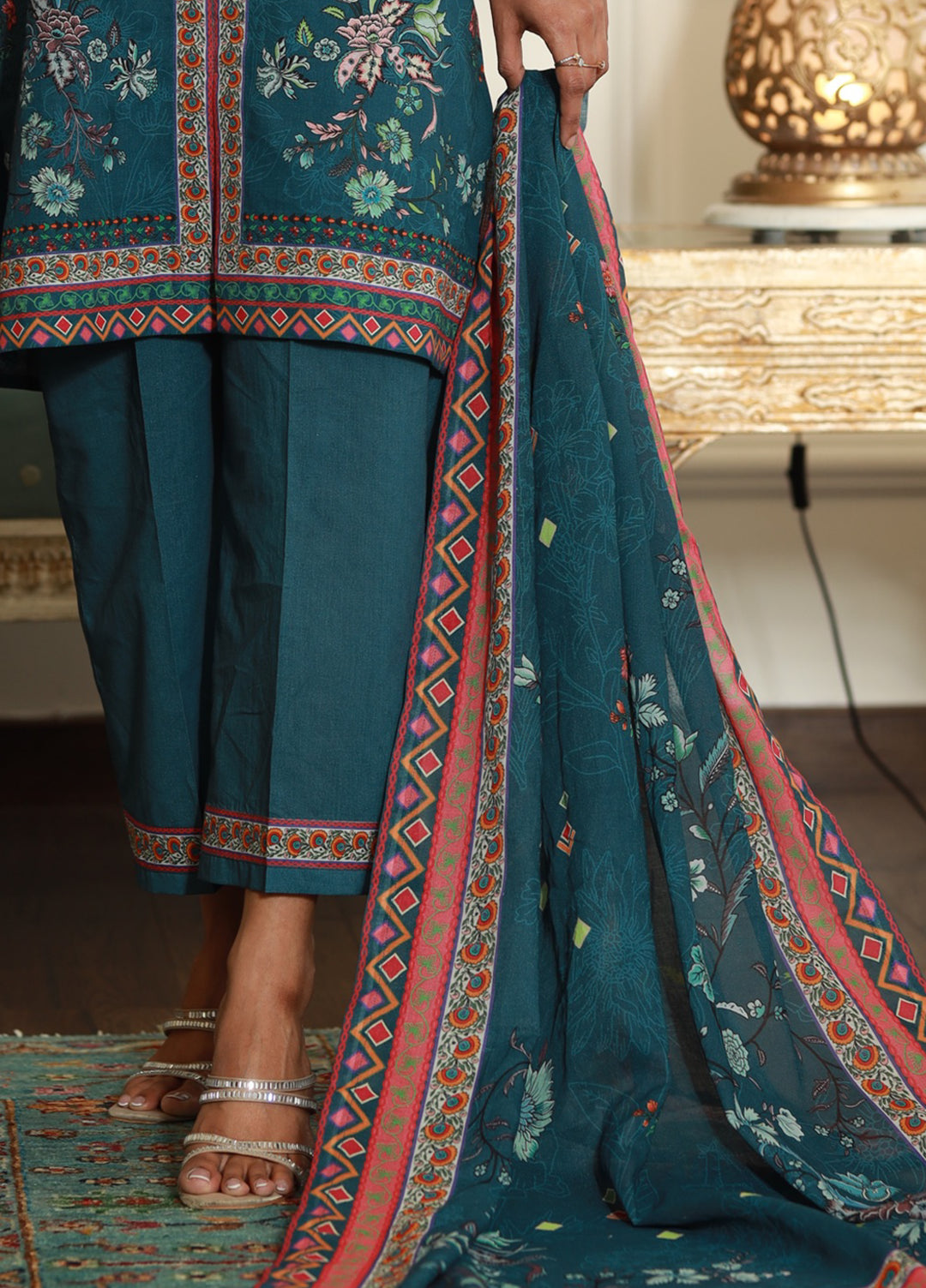 The Garden Muse by Chameli Unstitched Printed Lawn 3 Piece Suit CHM26UGM WRTS-0010 - Summer Collection