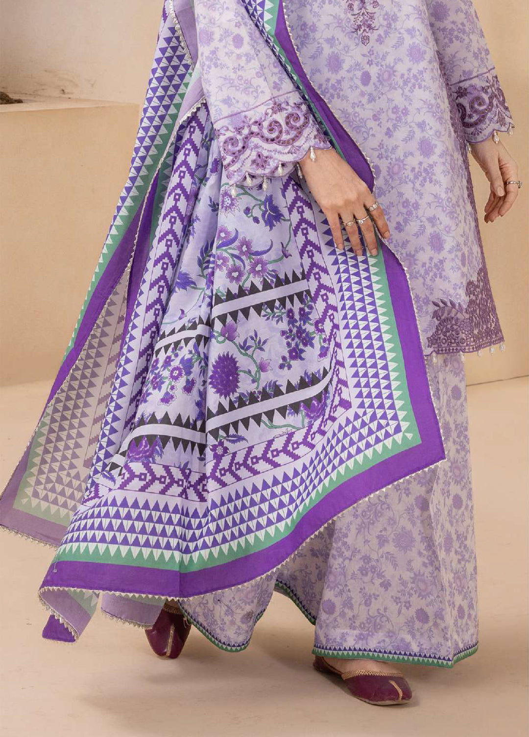 Zellbury Unstitched Embroidered Lawn 3 Piece Suit ZB26UVIII WUS26E30712 - Casual Collection