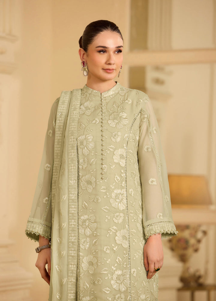 Alizeh Fashion Unstitched Embroidered Chiffon 3 Piece Suit AF26UCF AF-CH-2250-Spade - Festive Collection