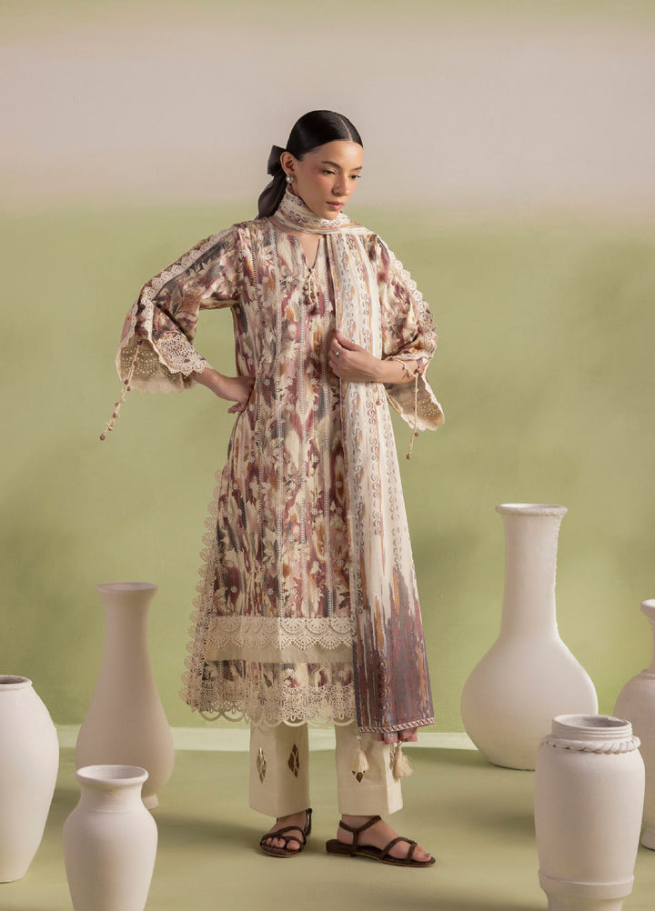 Bagheecha by Gul Ahmed Unstitched Embroidered Lawn 3 Piece Suit GA26ULB CL62419 - Casual Collection