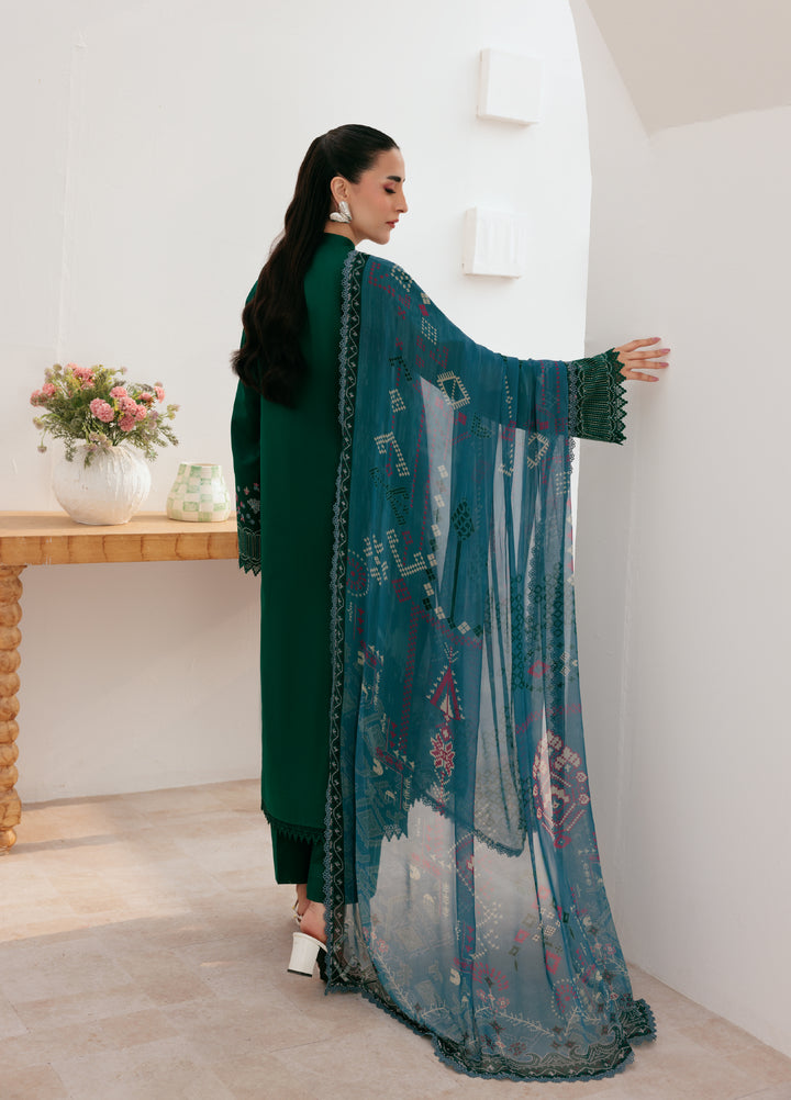 Zync by Florent Untitched Lawn Embroidered 3 Piece Suit FL26UZ FZ-8B - Summer Collection