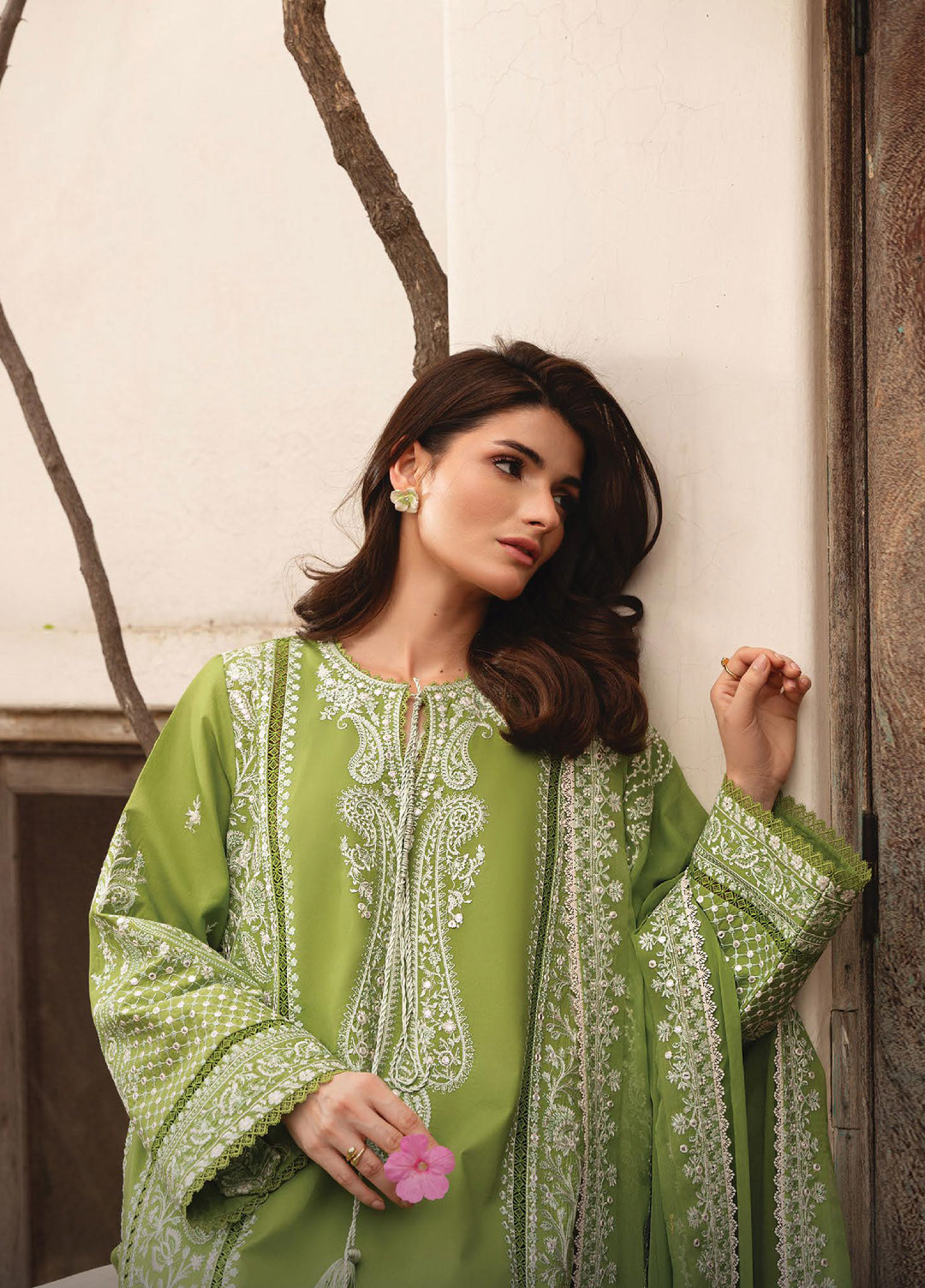 Whisper by Ayzel Unstitched Embroidered Lawn 3 Piece Suit AAF26ULW Hush ZWU-0131-3PO - Eid Collection