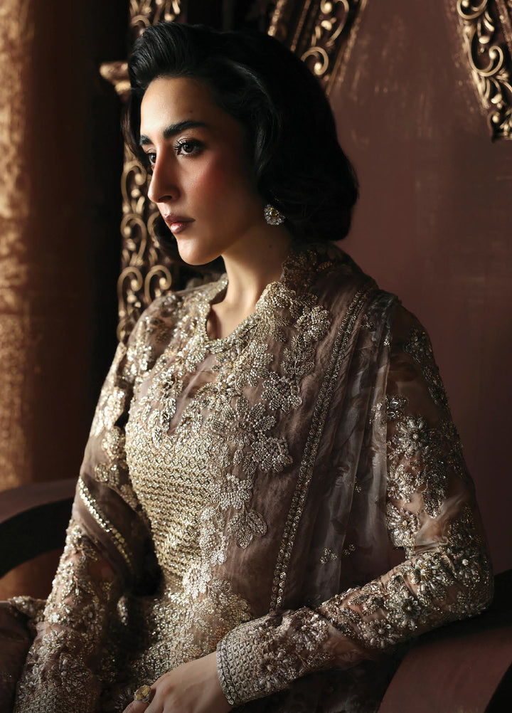 La Fuchsia by Afrozeh Unstitched Hand work Organza 3 Piece Suit AF26ULF Priestess FWU-0075 - Festive Collection