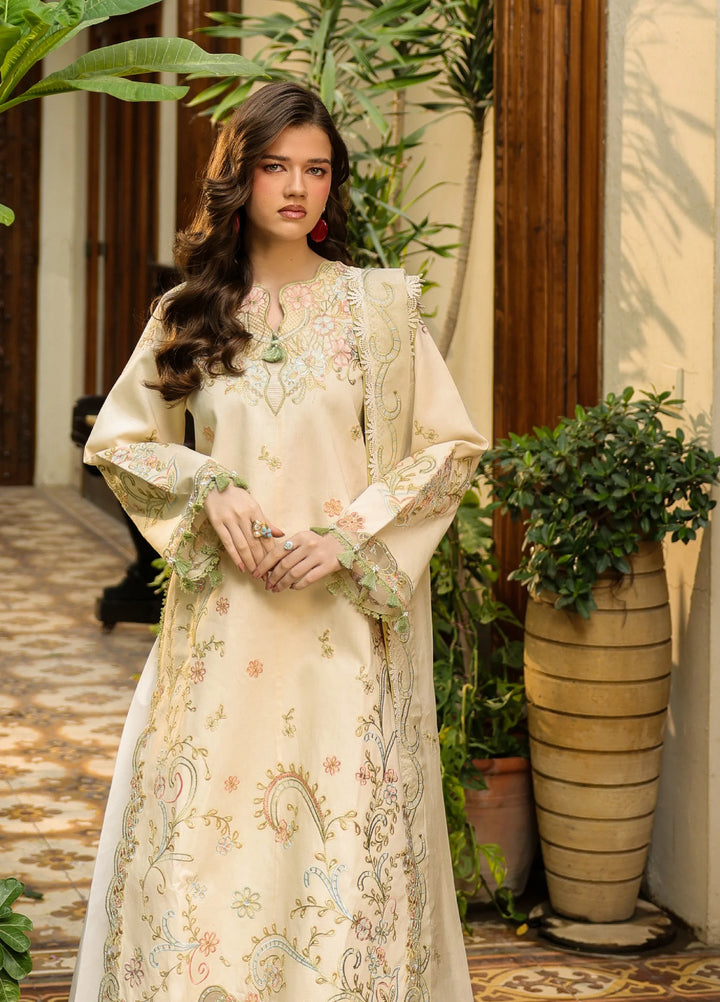 Shanaya by Mahnur Unstitched Embroidered Lawn 3 Piece Suit MN26USL SH-11 - Summer Collection
