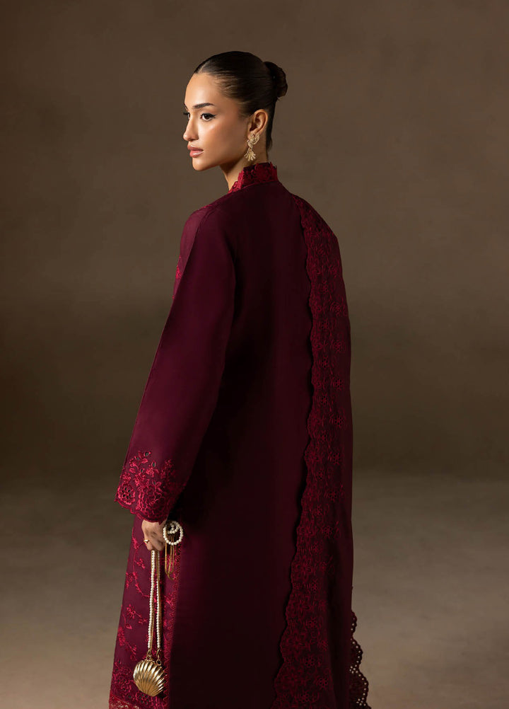 Sareen by Rajbari Unstitched Premium Viscose Chikankari 3 Piece RB25SC D-04 - Winter Collection