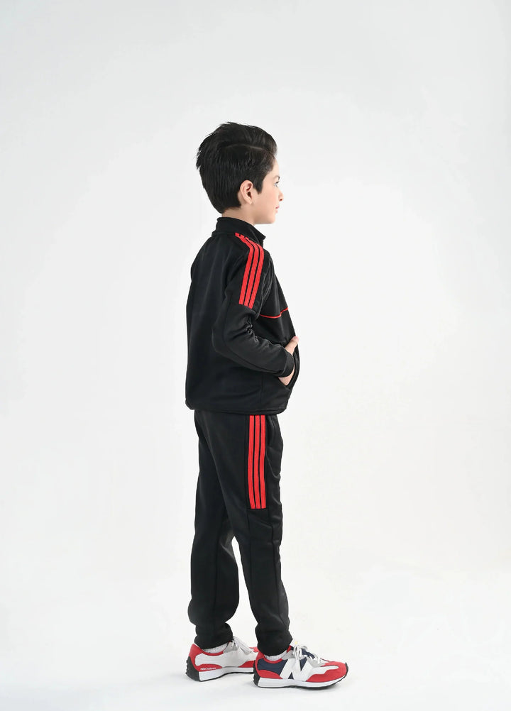 IQ Exclusive Kids Track Suit Fleece 2 PieceOrange Strike Tracks-Unisex Kids - Winter Collection
