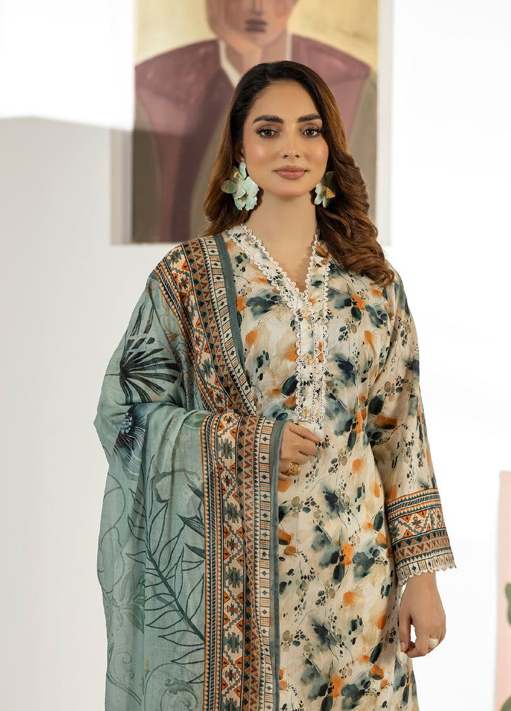 Salina by Regalia Textiles Unstitched Digital Printed Lawn 3 Piece Suit RG26SUVIII D-3 - Summer Collection