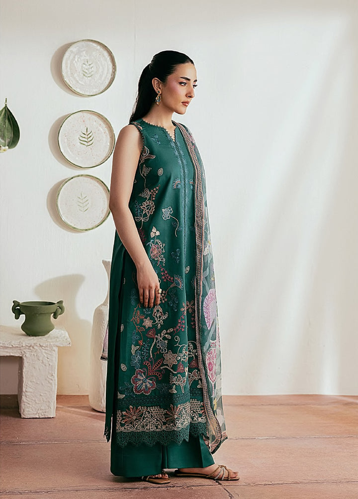 Zync by Florent Unstitched Embroidered Lawn 3 Piece Suit FL26ULZ FZ-5A - Summer Collection