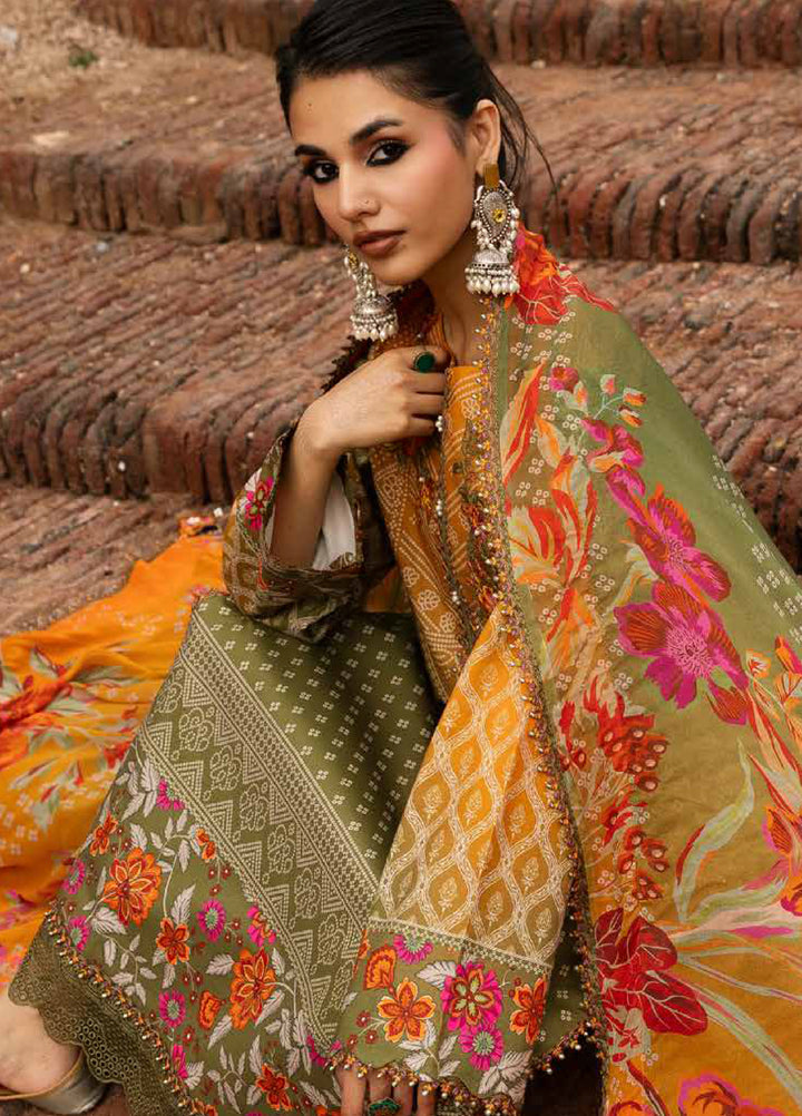 Chunri by Charizma Unstitched Embroidered Lawn 3 Piece Suit CHR26UCL CHN6-05 - Summer Collection