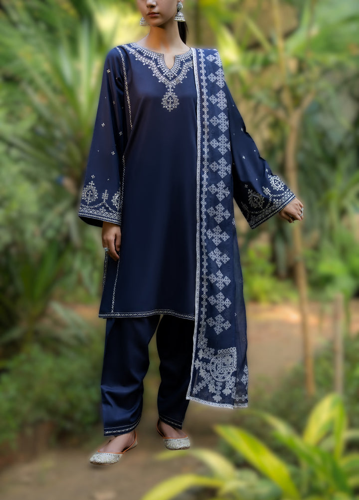 Rua by Casuallite Women Pret Premium Linen 3 Piece RUA-D06 - Winter Collection