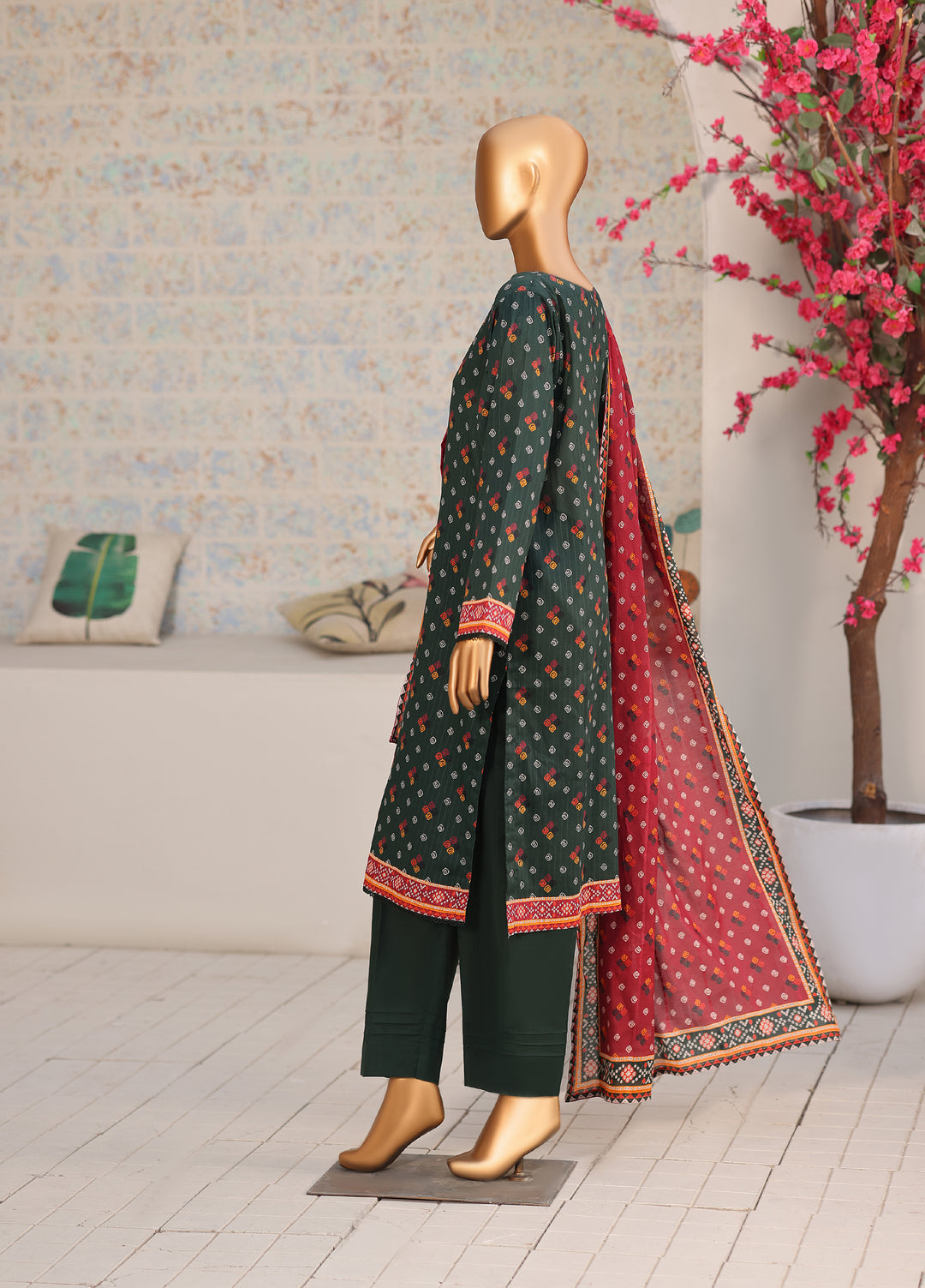 Nayab by HZ Textiles Unstitched Printed Cotton Lawn 3 Piece Suit HZ28UN NPC-02 - Casual Collection